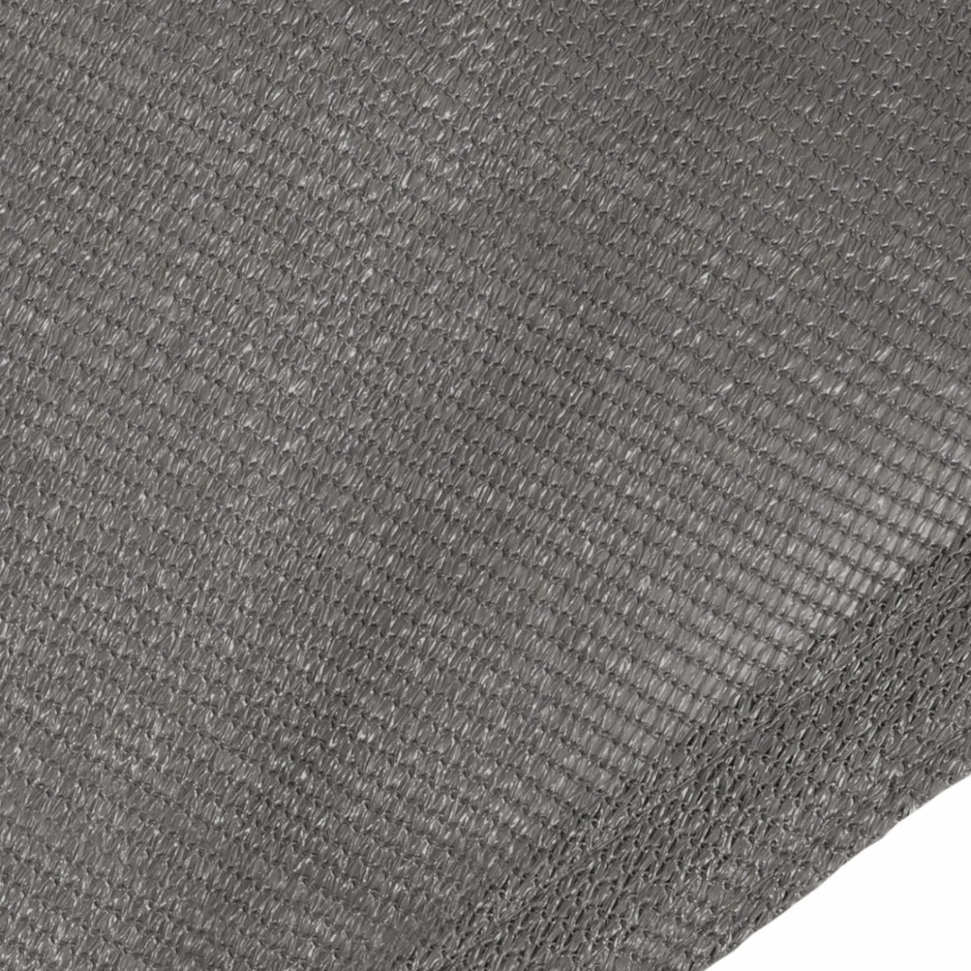 Toile ombrage carré haute densité gris 4x4 m