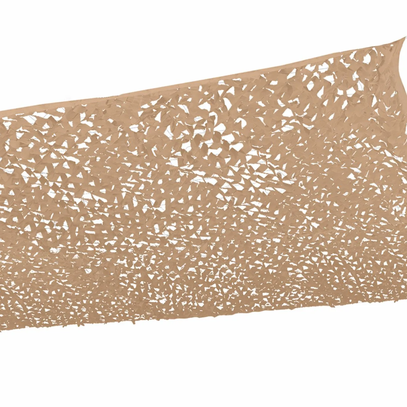 Toile ombrage rectangulaire camouflage sable 4x6 m