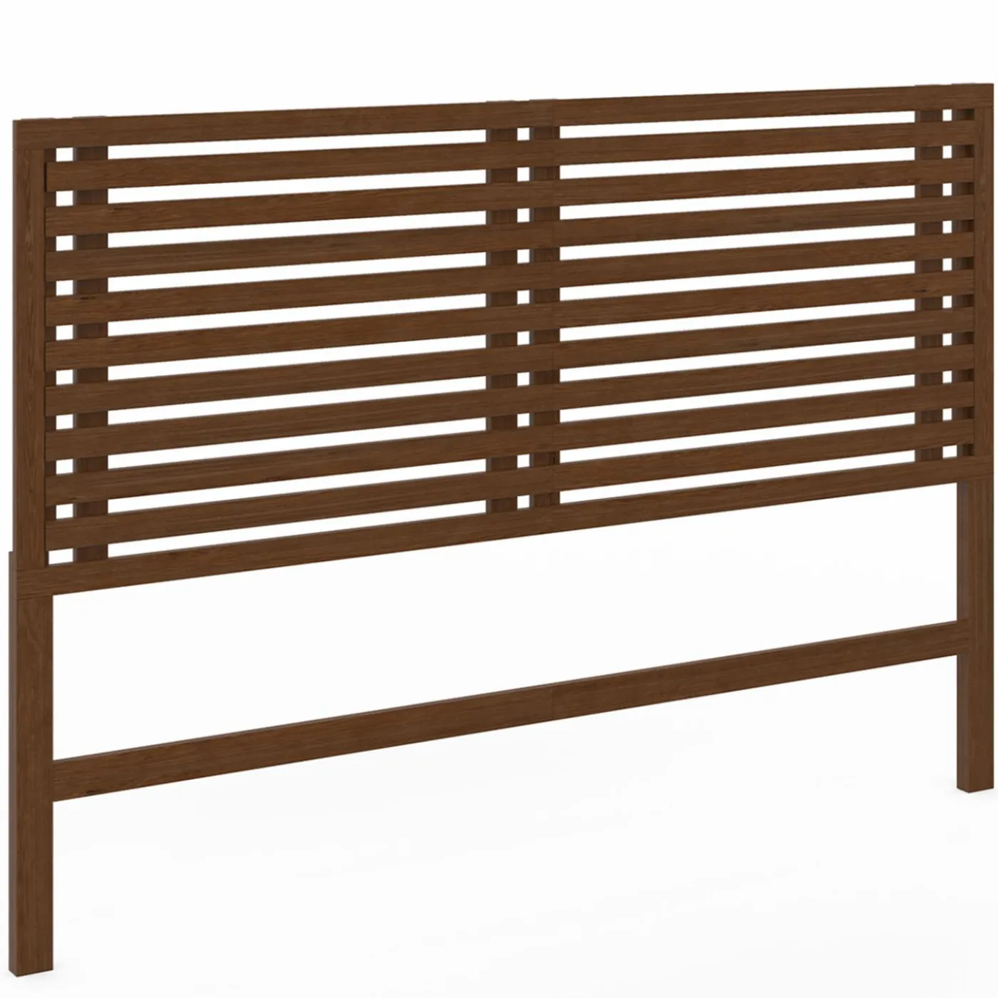 Tête de lit en lattes coloris bois vieilli 160 cm