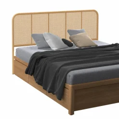 Tête de lit façon cannage 160 cm sur pied