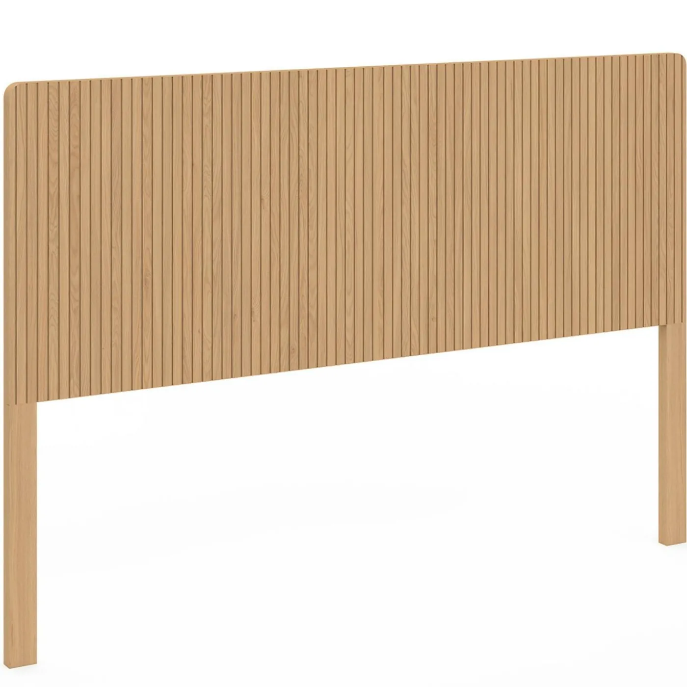 Tête de lit sur pied effet lattes 160 cm