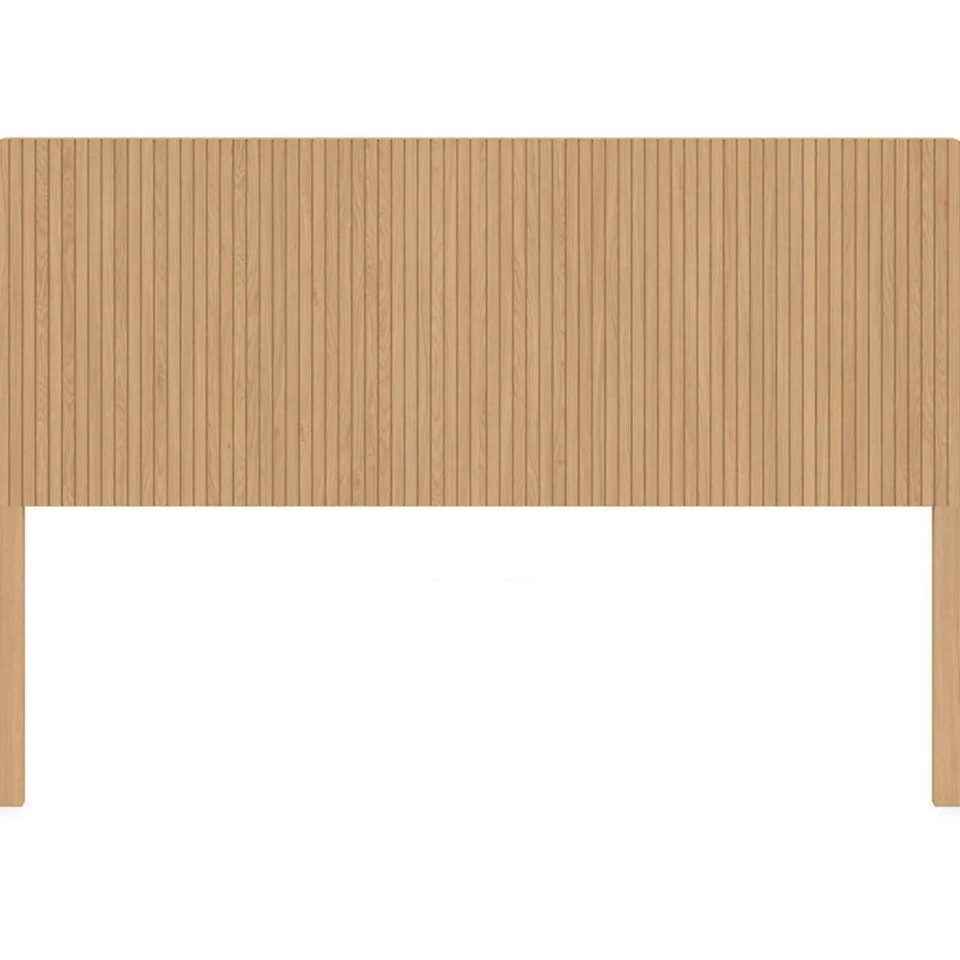 Tête de lit sur pied effet lattes 160 cm