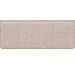 Tête de lit suspendue en tissu lin beige de 160 cm