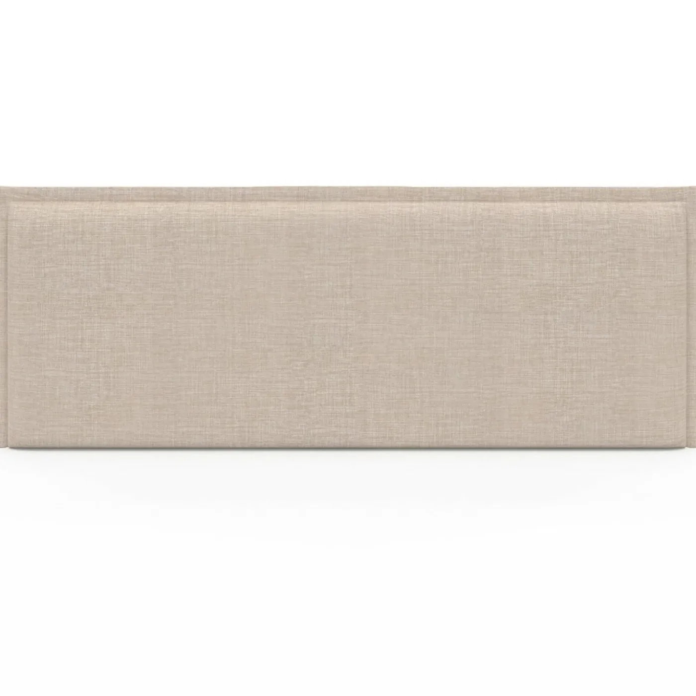 Tête de lit suspendue en tissu lin beige de 160 cm