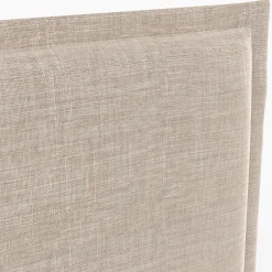 Tête de lit suspendue en tissu lin beige de 160 cm