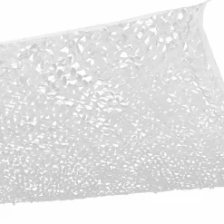 Voile d’ombrage camouflage 4x6 m blanc