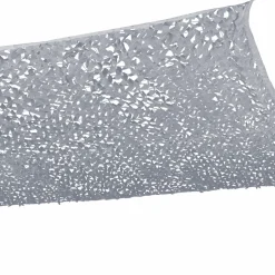 Voile ombrage camouflage gris clair rectangulaire 4x6m