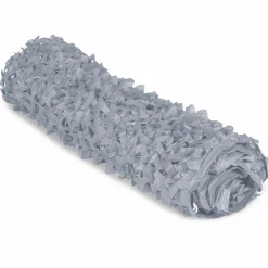 Voile ombrage camouflage gris clair rectangulaire 4x6m